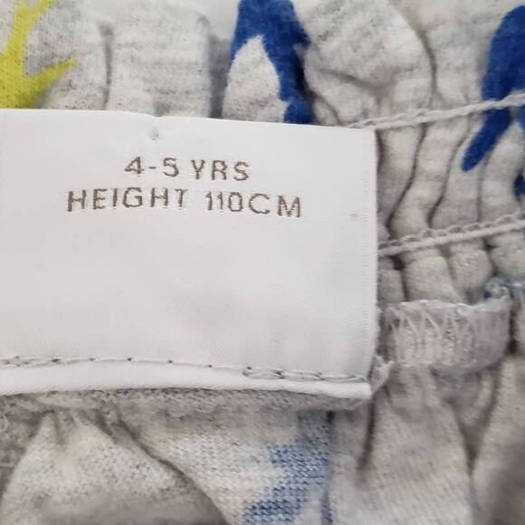 2 FOR $5 SALE Next Blue Gray And Yellow Sleeveless Romper Size 4/5 - Picture 8 of 12